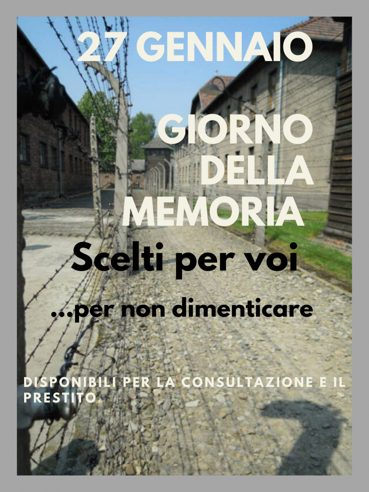 Locandina della Giornata della memoria