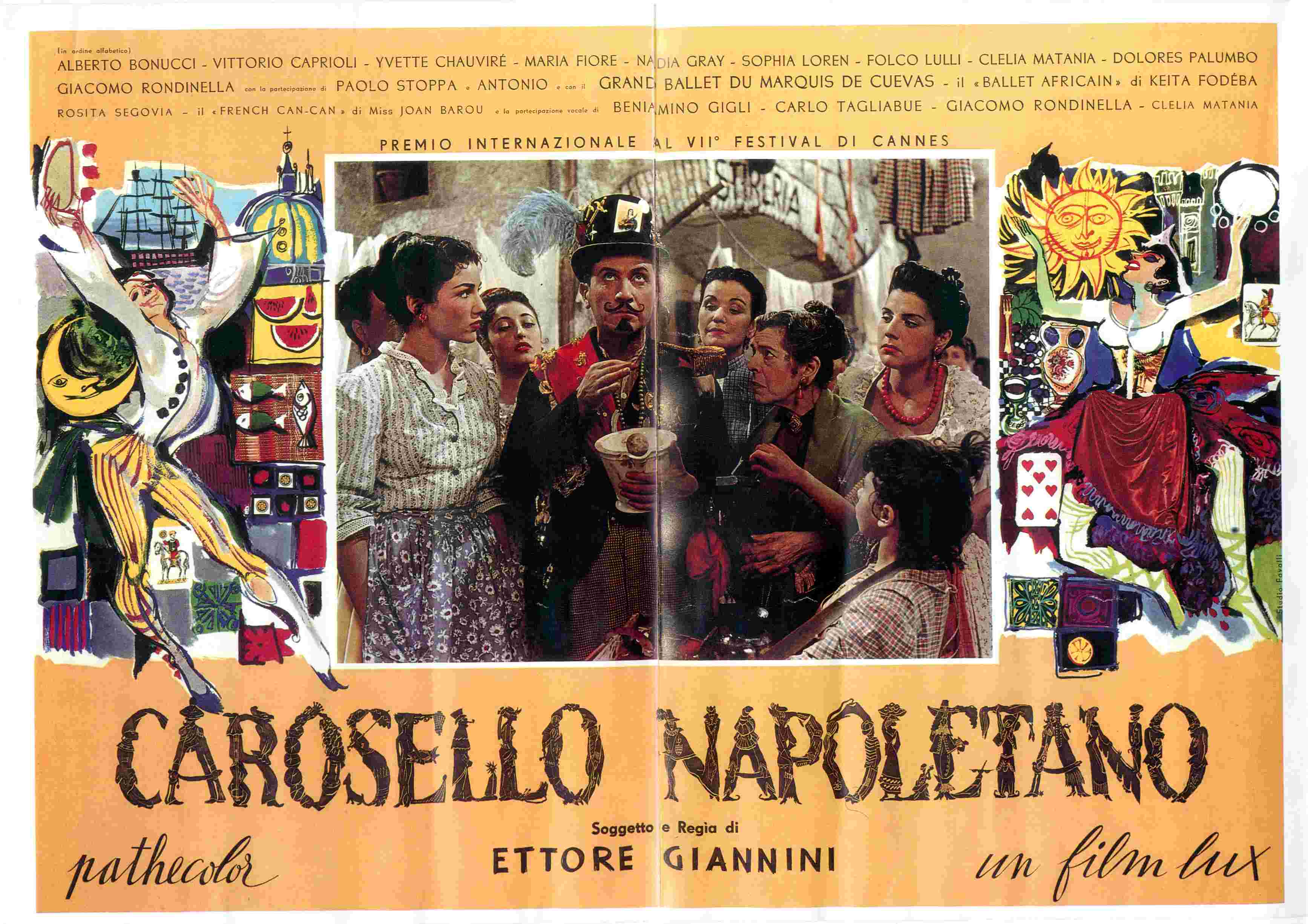 Seconda locandina del film "Carosello napoletano"